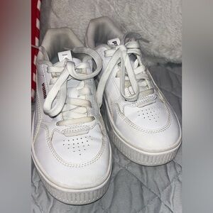 Puma Classic White Lace-Up Sneakers